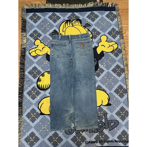 Vintage Carhartt Denim Relaxed Fit Jeans - Picture 1 of 4